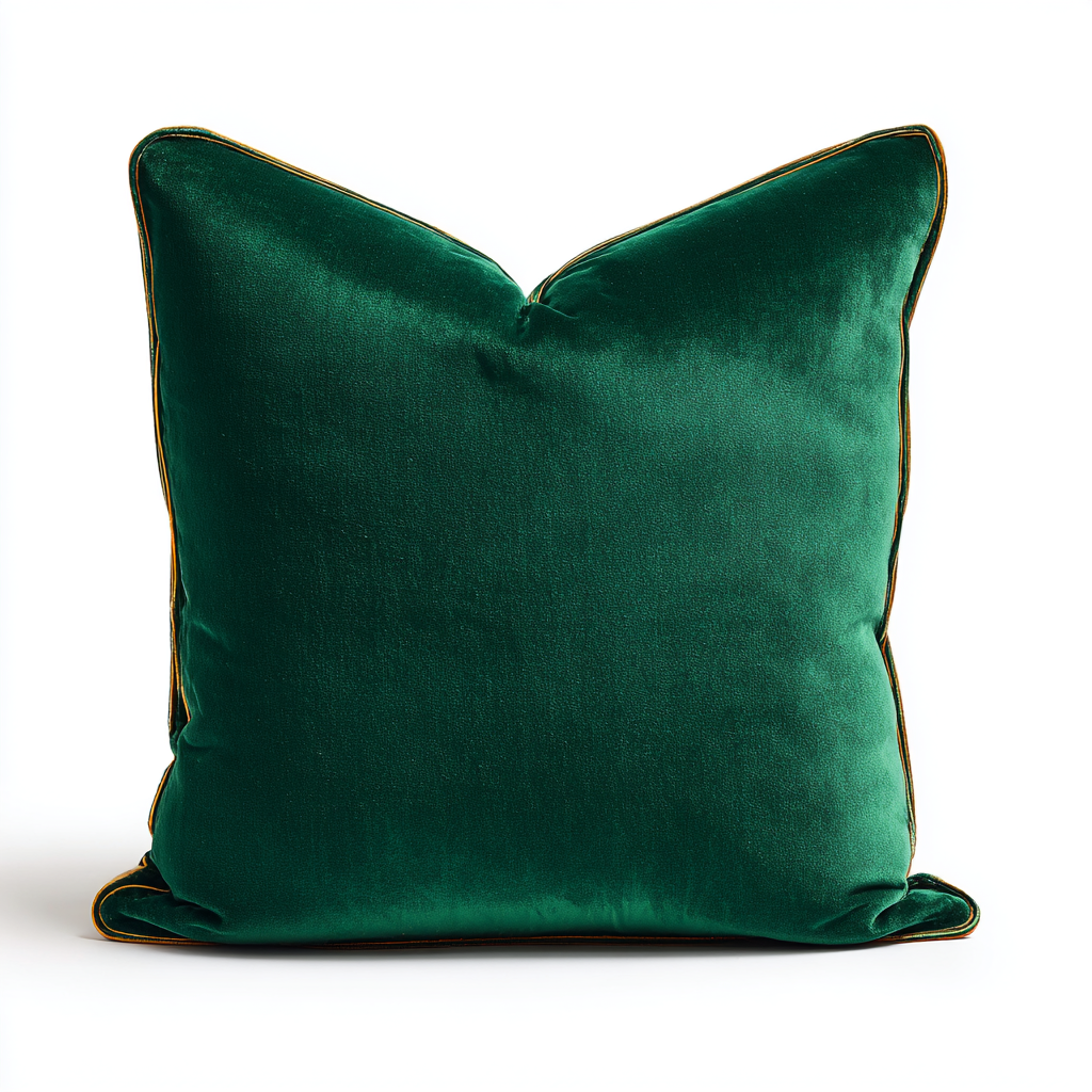 Pivxa Luxe Emerald Green Velvet Pillow Cover